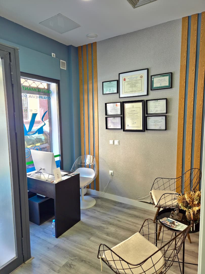 Recepción de la clínica